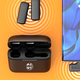 SoundImax -Dual Wireless Lavalier Microphone Audio Video Recording Mini Mic For Android/iphone